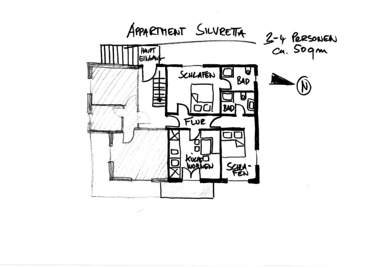 Haus Galgenul Apartment Sankt Gallenkirch Luaran gambar